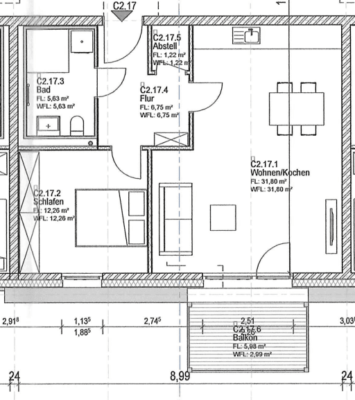 Pronájem bytu 2+1 76 m², Alter Mühlenweg 1c, Bad Bevensen, Dolní Sasko Pronájem bytu 2+1 76 m², Alter Mühlenweg 1c, Bad Bevensen, Dolní Sasko