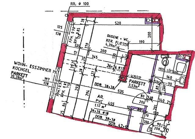 Pronájem bytu 2+1 45 m², Burghardtgasse 1, Wien, Wien Pronájem bytu 2+1 45 m², Burghardtgasse 1, Wien, Wien