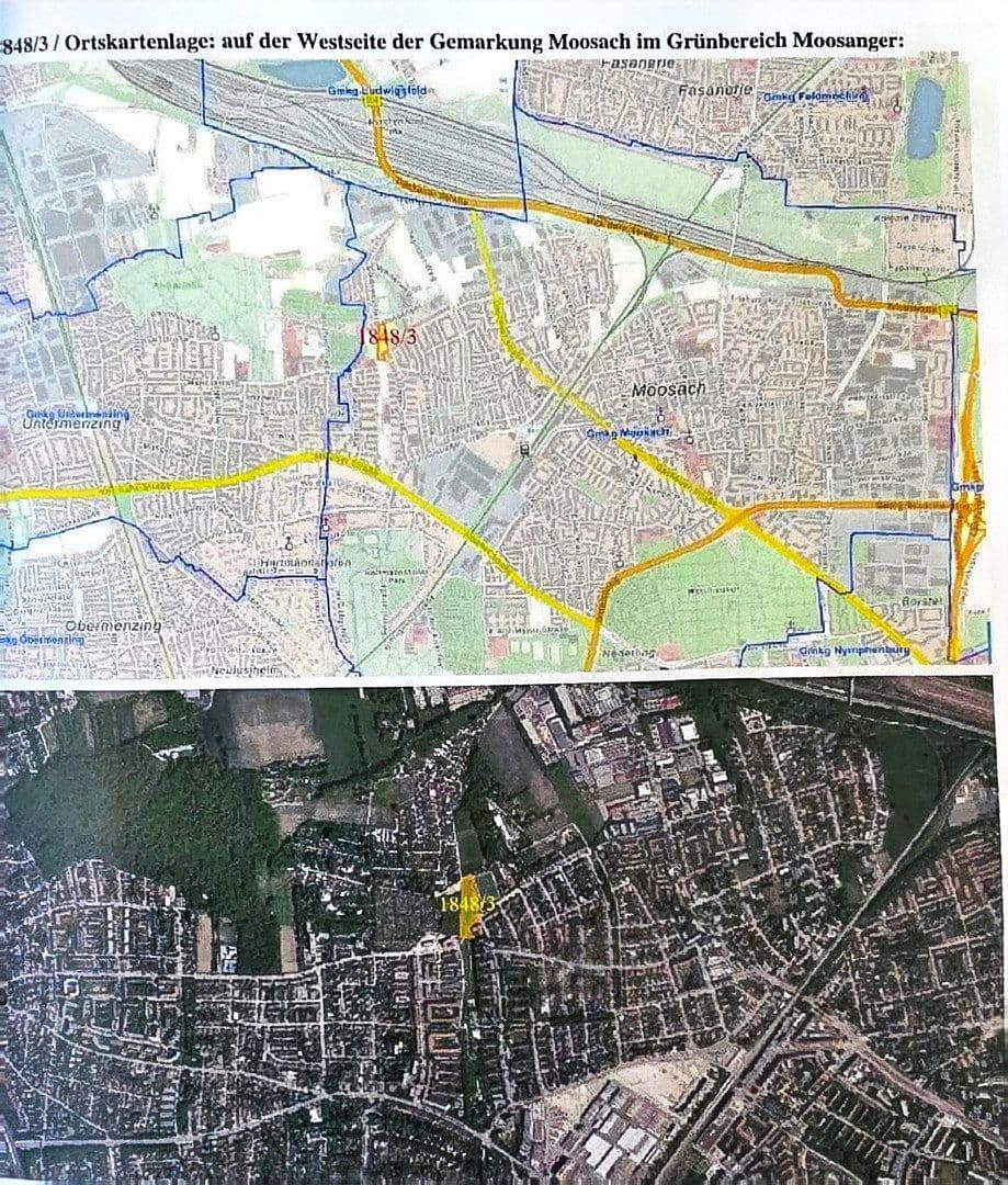 Prodej pozemku 9.138 m², Saarlouiser Straße Ecke Lauinger Straße, München, Bavorsko Prodej pozemku 9.138 m², Saarlouiser Straße Ecke Lauinger Straße, München, Bavorsko