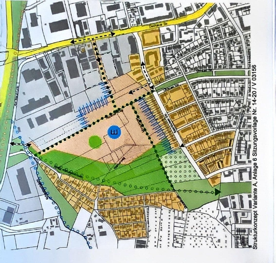 Prodej pozemku 9.138 m², Saarlouiser Straße Ecke Lauinger Straße, München, Bavorsko Prodej pozemku 9.138 m², Saarlouiser Straße Ecke Lauinger Straße, München, Bavorsko