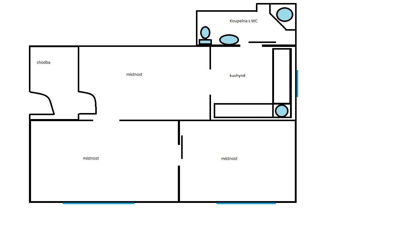 Pronájem bytu 3+kk 58 m², Brněnská, Kuřim, Jihomoravský kraj Pronájem bytu 3+kk 58 m², Brněnská, Kuřim, Jihomoravský kraj