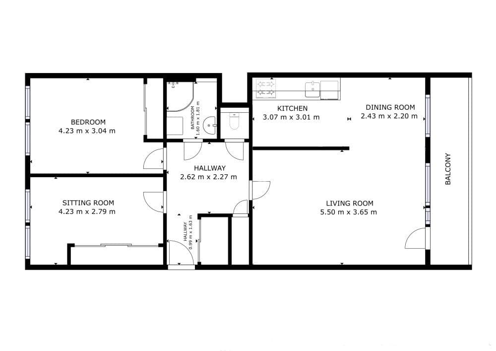 Pronájem bytu 3+kk 77 m², Dědinova, Praha, Praha Pronájem bytu 3+kk 77 m², Dědinova, Praha, Praha