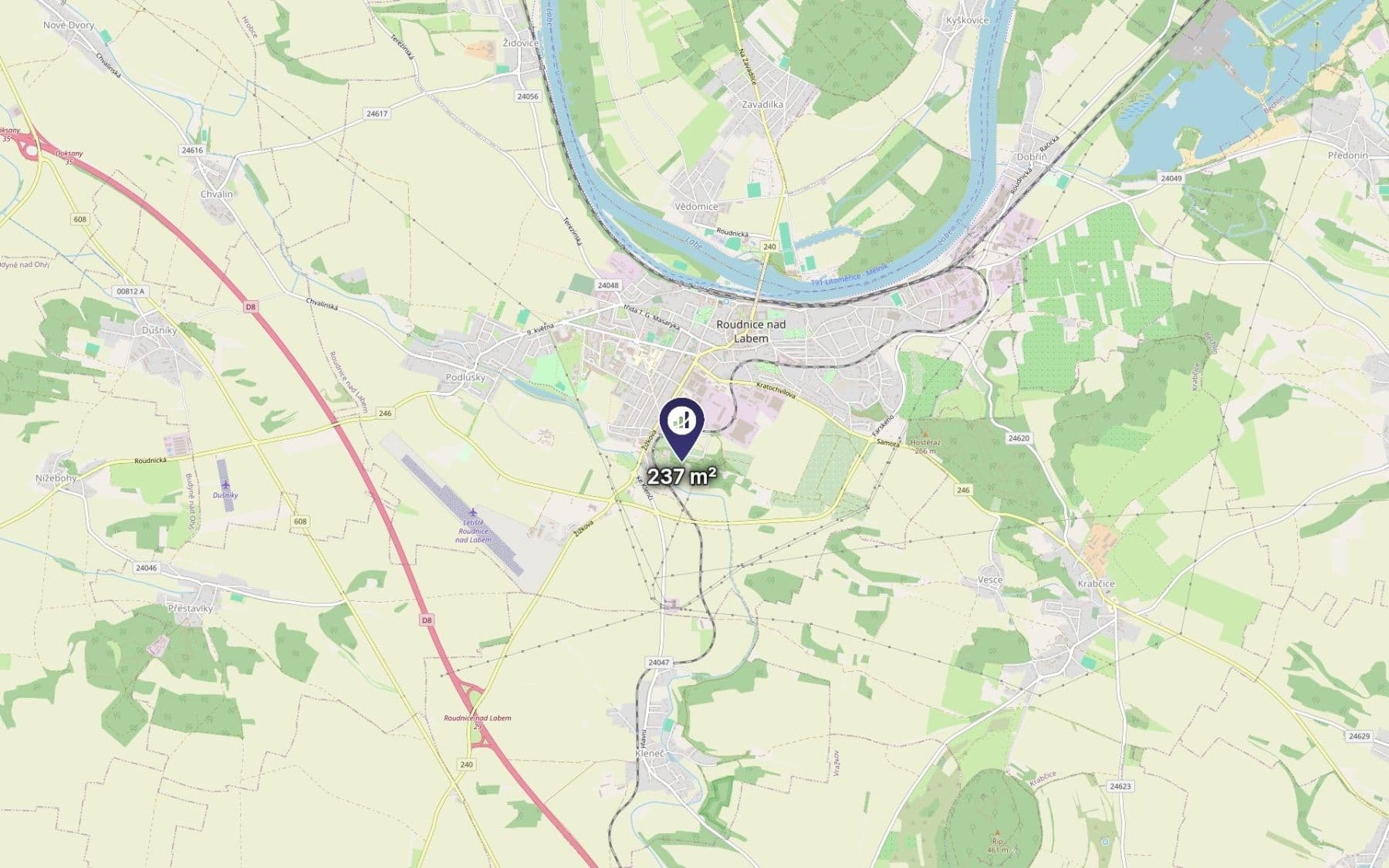 Prodej pozemku 237 m², Roudnice nad Labem, Ústecký kraj Prodej pozemku 237 m², Roudnice nad Labem, Ústecký kraj