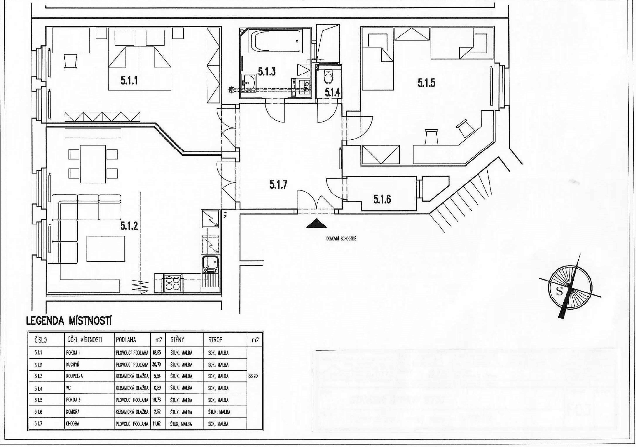 Pronájem bytu 3+kk 88 m², Kubelíkova, Praha, Praha Pronájem bytu 3+kk 88 m², Kubelíkova, Praha, Praha