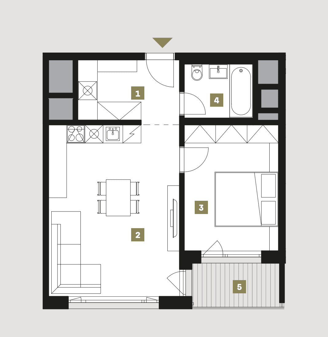 Pronájem bytu 2+kk 52 m², Zenklova, Praha, Praha Pronájem bytu 2+kk 52 m², Zenklova, Praha, Praha
