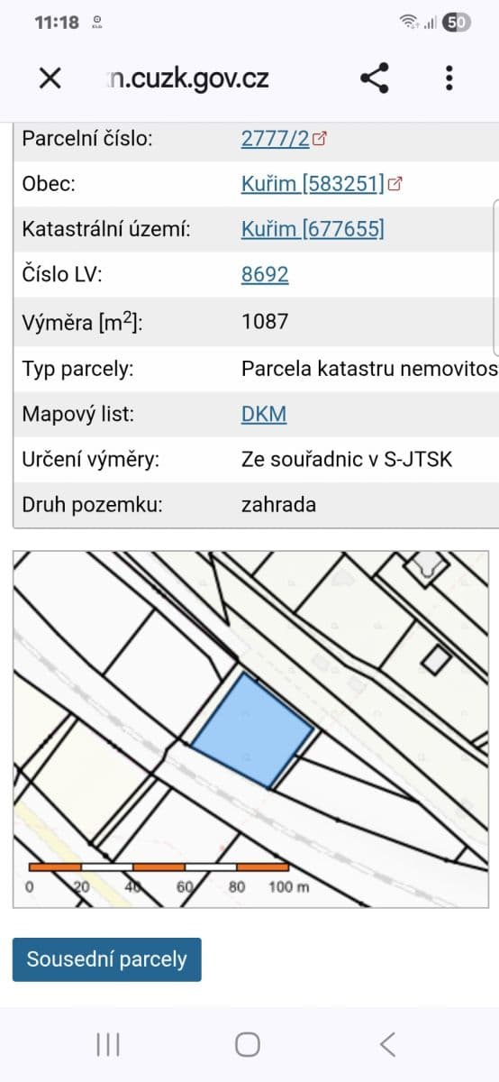 Prodej pozemku 1.155 m², Kuřim, Jihomoravský kraj Prodej pozemku 1.155 m², Kuřim, Jihomoravský kraj