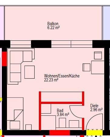 Pronájem bytu 1+kk 36 m², Egerer Str. 30, Valdsasy, Bavorsko Pronájem bytu 1+kk 36 m², Egerer Str. 30, Valdsasy, Bavorsko