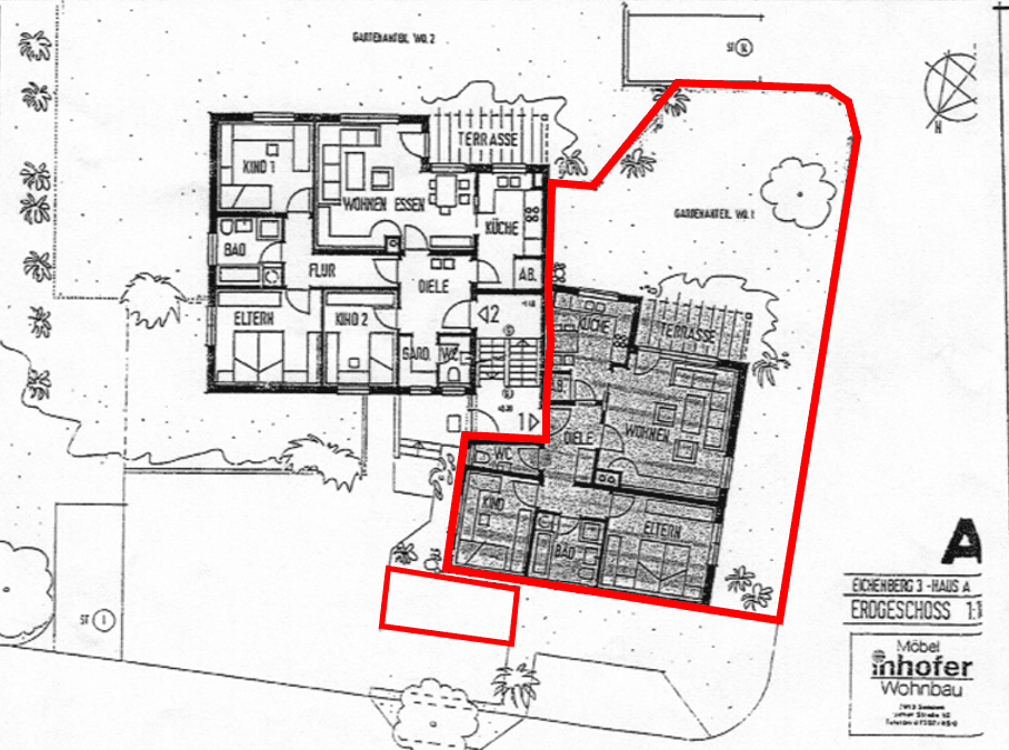 Pronájem bytu 3+1 77 m², Senden, Bavorsko Pronájem bytu 3+1 77 m², Senden, Bavorsko