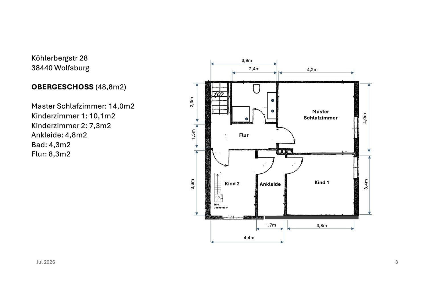 Pronájem domu 133 m², pozemek 591 m², Köhlerbergstraße 28, Wolfsburg, Dolní Sasko Pronájem domu 133 m², pozemek 591 m², Köhlerbergstraße 28, Wolfsburg, Dolní Sasko