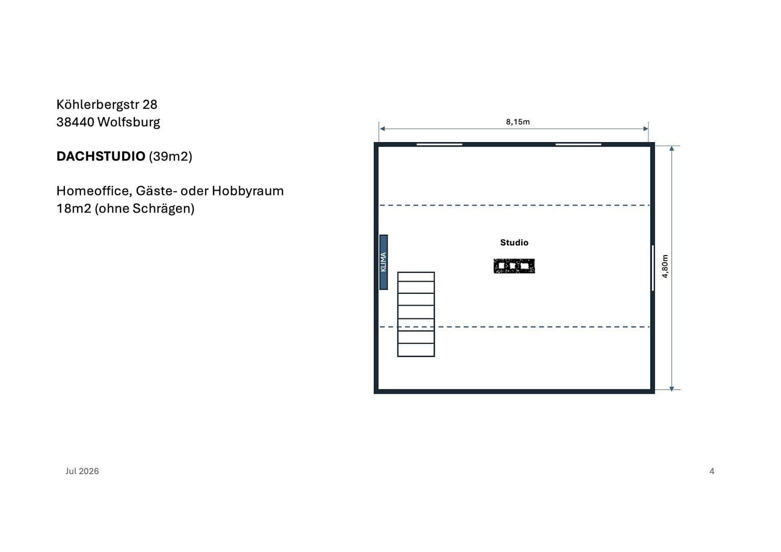 Pronájem domu 133 m², pozemek 591 m², Köhlerbergstraße 28, Wolfsburg, Dolní Sasko Pronájem domu 133 m², pozemek 591 m², Köhlerbergstraße 28, Wolfsburg, Dolní Sasko