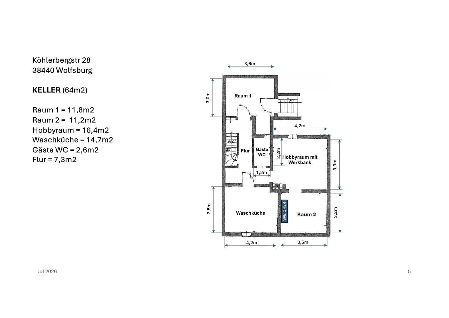 Pronájem domu 133 m², pozemek 591 m², Köhlerbergstraße 28, Wolfsburg, Dolní Sasko Pronájem domu 133 m², pozemek 591 m², Köhlerbergstraße 28, Wolfsburg, Dolní Sasko
