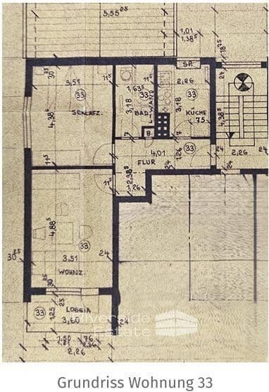 Pronájem bytu 2+1 54 m², Segelmacherstraße 10, Bremen, Bremen Pronájem bytu 2+1 54 m², Segelmacherstraße 10, Bremen, Bremen