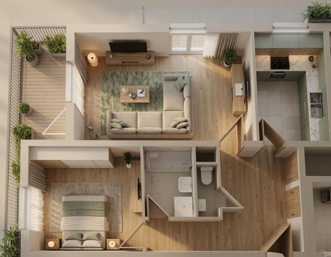 Pronájem bytu 2+kk 74 m², Säulingweg 1, Kempten (Allgäu), Bavorsko Pronájem bytu 2+kk 74 m², Säulingweg 1, Kempten (Allgäu), Bavorsko