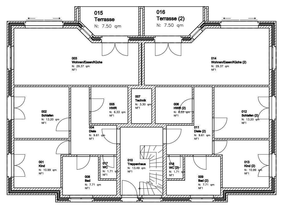 Pronájem bytu 3+1 82 m², Südbrookmerland, Dolní Sasko Pronájem bytu 3+1 82 m², Südbrookmerland, Dolní Sasko
