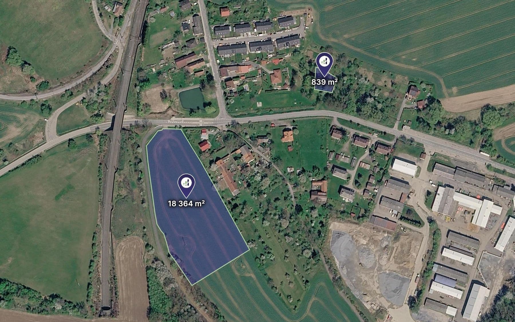 Prodej pozemku 9.602 m², Olbramovice, Středočeský kraj Prodej pozemku 9.602 m², Olbramovice, Středočeský kraj