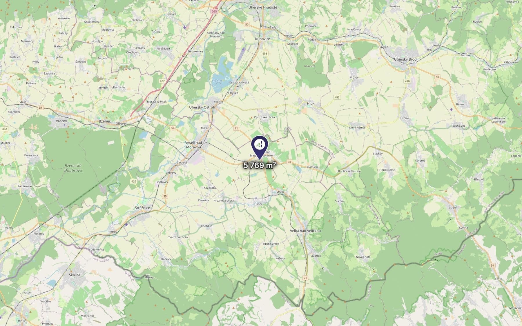 Prodej pozemku 5.769 m², Lipov, Jihomoravský kraj Prodej pozemku 5.769 m², Lipov, Jihomoravský kraj
