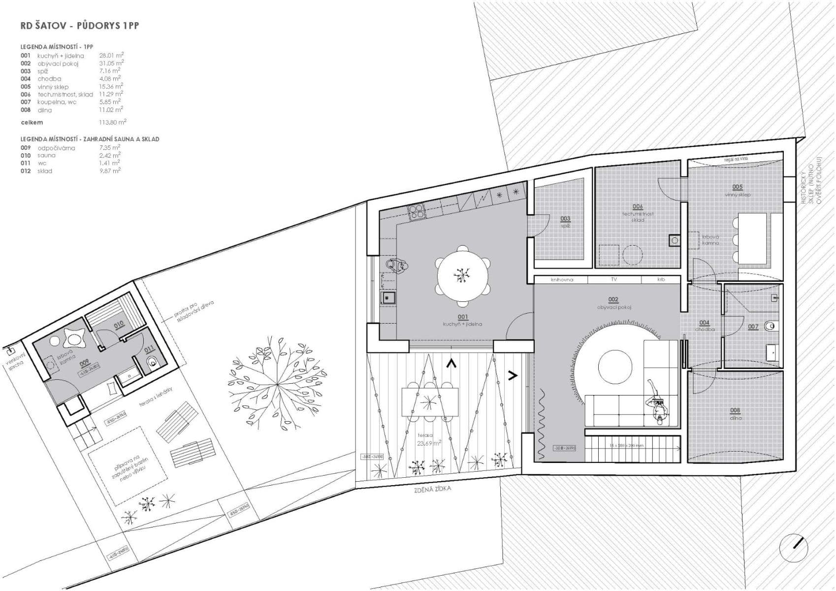 Prodej pozemku 461 m², Šatov, Jihomoravský kraj Prodej pozemku 461 m², Šatov, Jihomoravský kraj