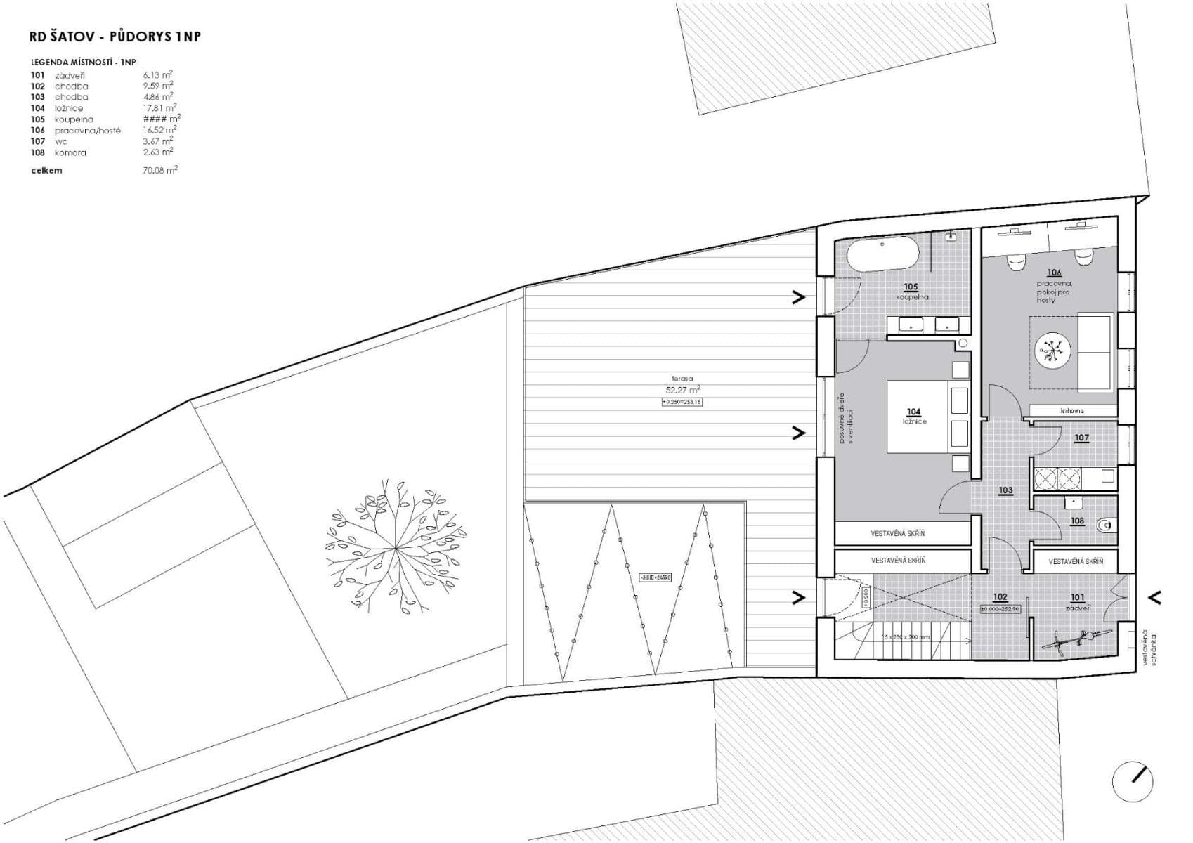 Prodej pozemku 461 m², Šatov, Jihomoravský kraj Prodej pozemku 461 m², Šatov, Jihomoravský kraj