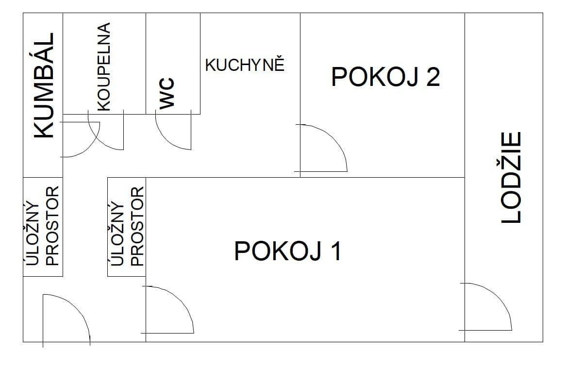 Pronájem bytu 2+1 55 m², Klíčanská, Praha, Praha Pronájem bytu 2+1 55 m², Klíčanská, Praha, Praha