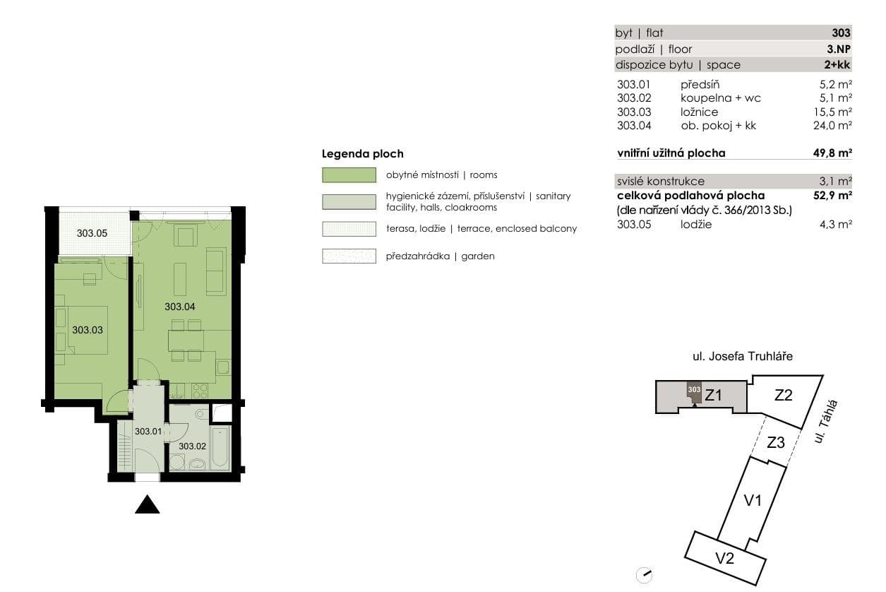 Pronájem bytu 2+kk 57 m², Josefa Truhláře, Brandýs nad Labem-Stará Boleslav, Středočeský kraj Pronájem bytu 2+kk 57 m², Josefa Truhláře, Brandýs nad Labem-Stará Boleslav, Středočeský kraj