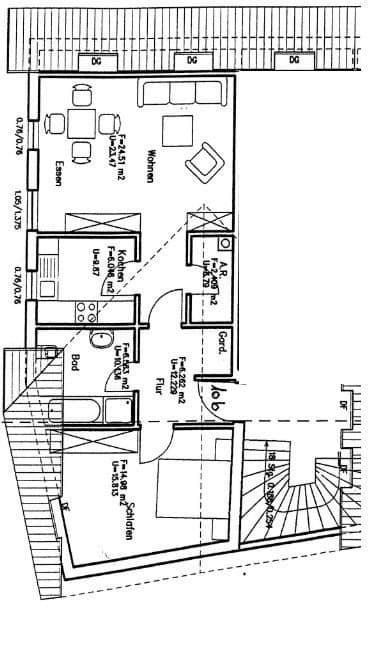 Pronájem bytu 2+1 63 m², Kreuzgasse 15, Steinweiler, Porýní-Falc Pronájem bytu 2+1 63 m², Kreuzgasse 15, Steinweiler, Porýní-Falc