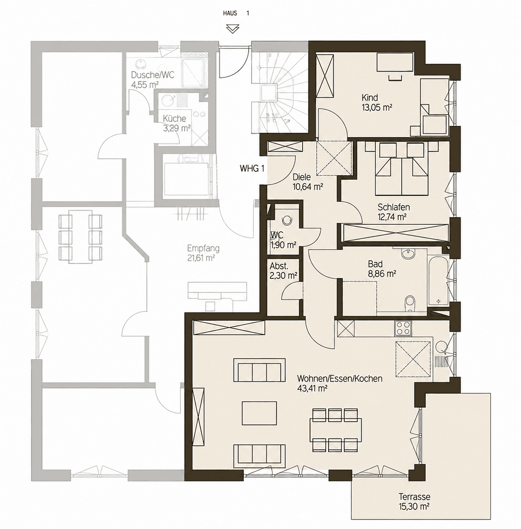 Prodej bytu 3+1 101 m², Karlsruhe, Bádensko-Württembersko Prodej bytu 3+1 101 m², Karlsruhe, Bádensko-Württembersko