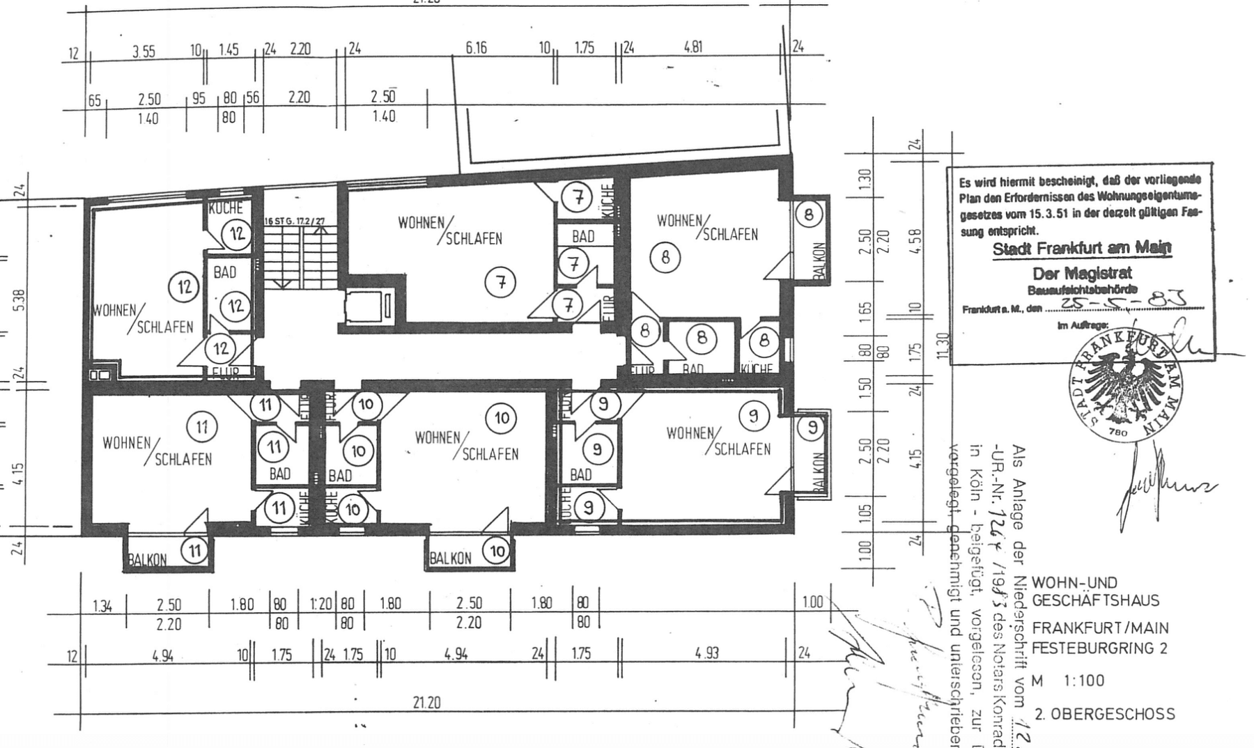 Pronájem bytu 1+1 33 m², Festeburgring 2, Frankfurt am Main, Hessen Pronájem bytu 1+1 33 m², Festeburgring 2, Frankfurt am Main, Hessen