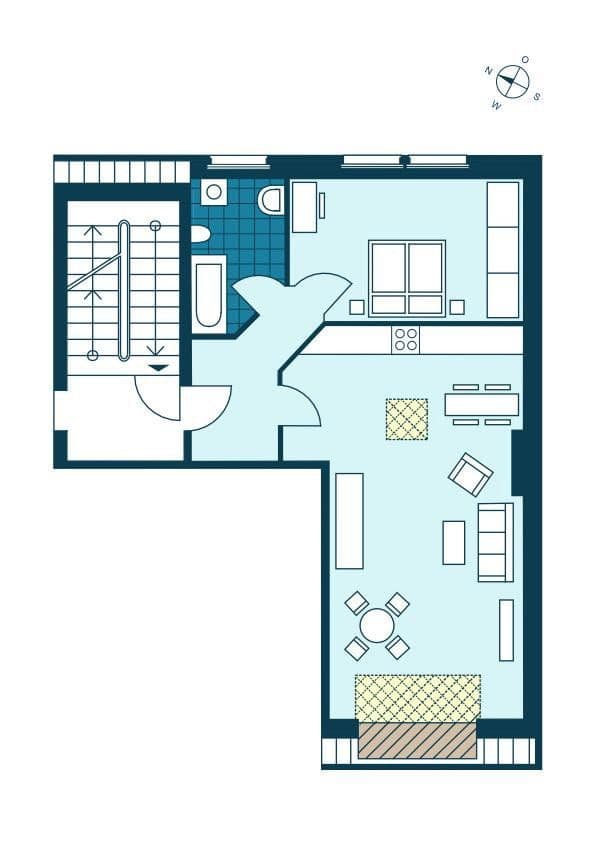 Pronájem bytu 2+1 65 m², Berlin, Berlín Pronájem bytu 2+1 65 m², Berlin, Berlín