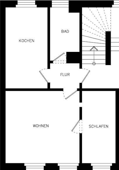 Pronájem bytu 2+1 50 m², Talstr. 65, Míšeň, Sasko Pronájem bytu 2+1 50 m², Talstr. 65, Míšeň, Sasko