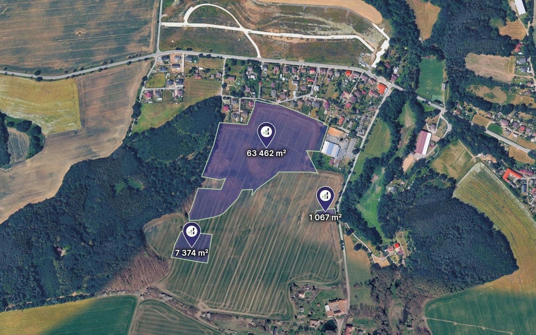 Prodej pozemku 71.903 m², Bystřice, Středočeský kraj Prodej pozemku 71.903 m², Bystřice, Středočeský kraj