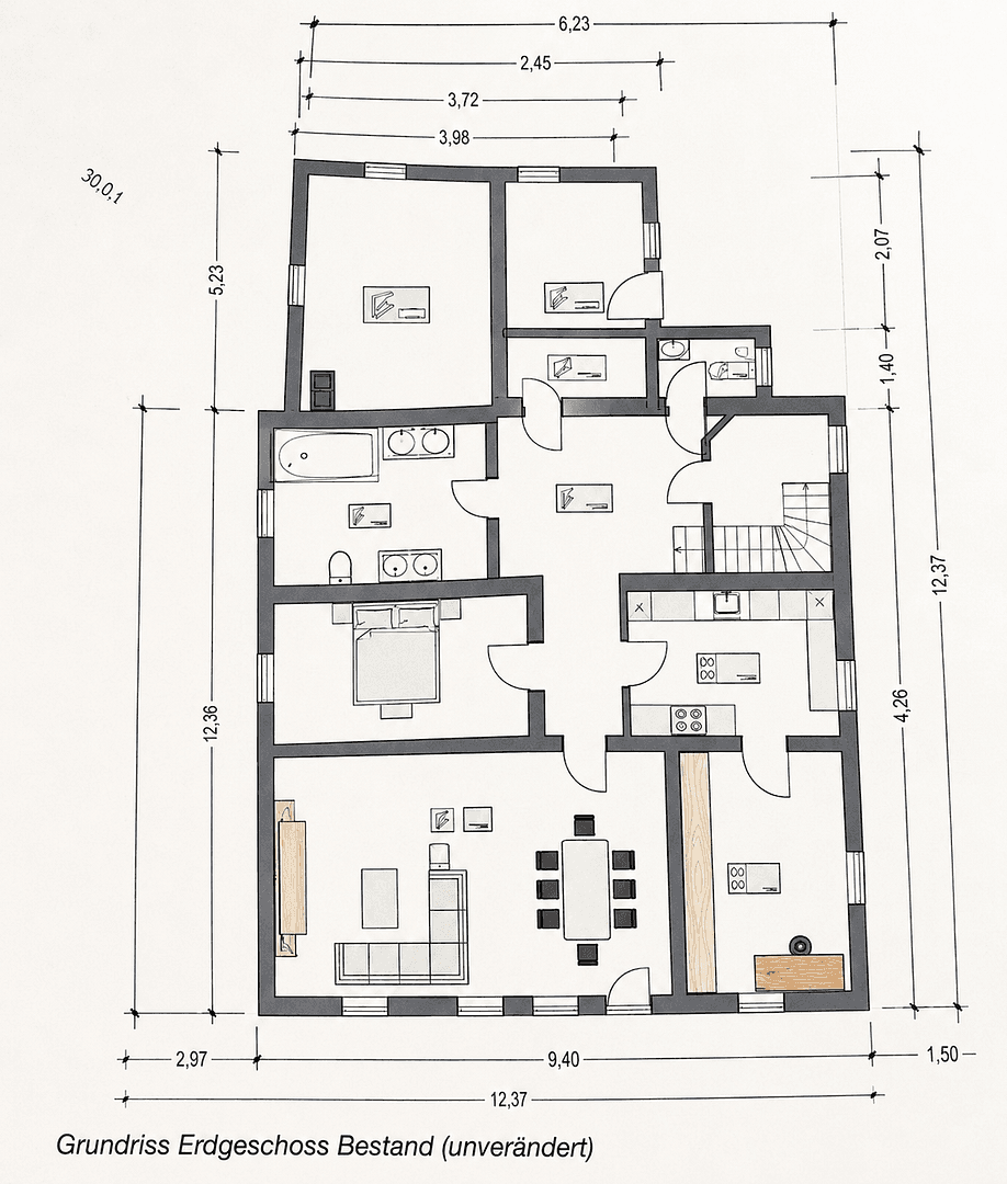 Pronájem bytu 3+1 127 m², Lauingen (Donau), Bavorsko Pronájem bytu 3+1 127 m², Lauingen (Donau), Bavorsko