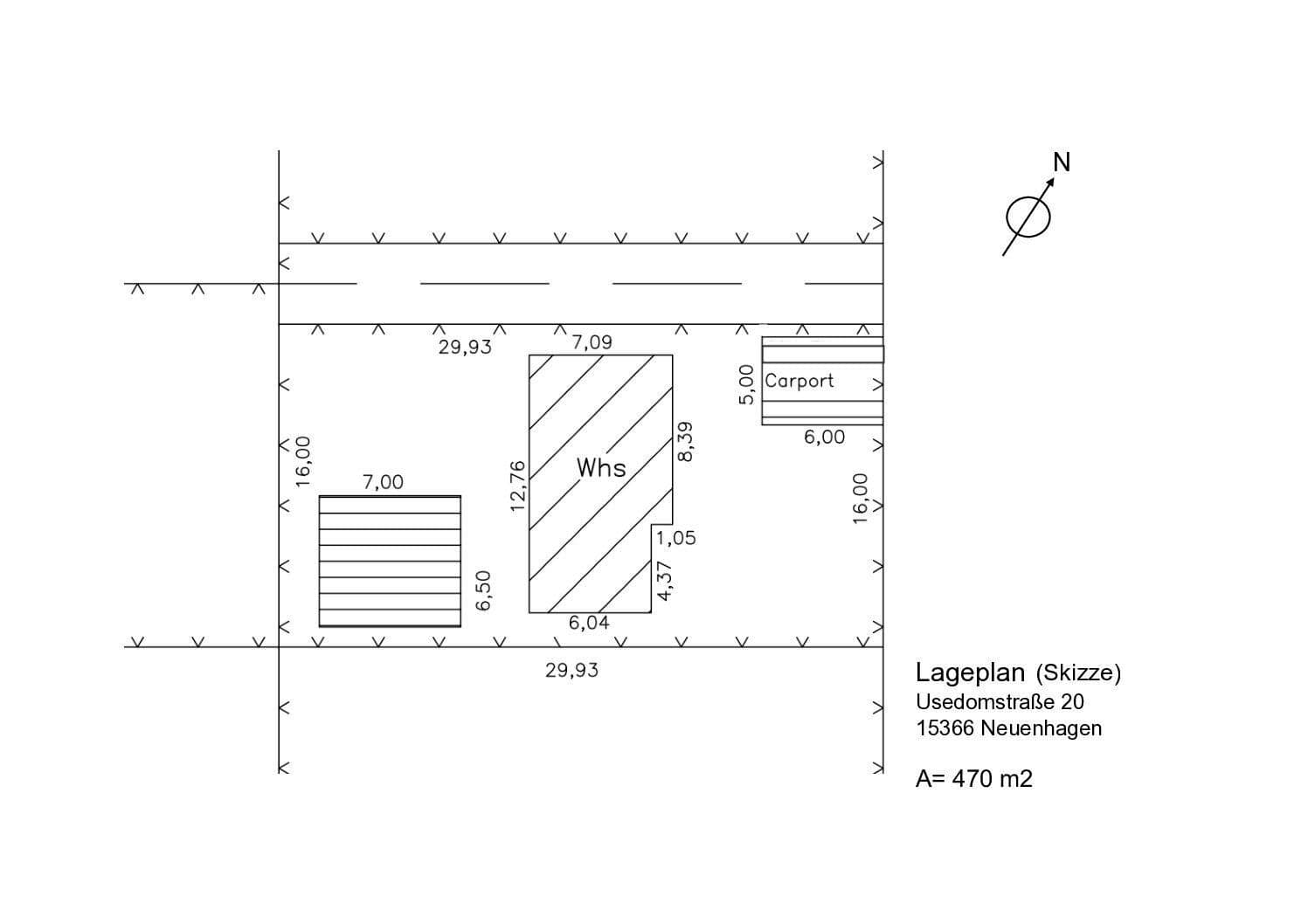 Pronájem domu 84 m², pozemek 470 m², Usedomstr. 20, Neuenhagen bei Berlin, Braniborsko Pronájem domu 84 m², pozemek 470 m², Usedomstr. 20, Neuenhagen bei Berlin, Braniborsko