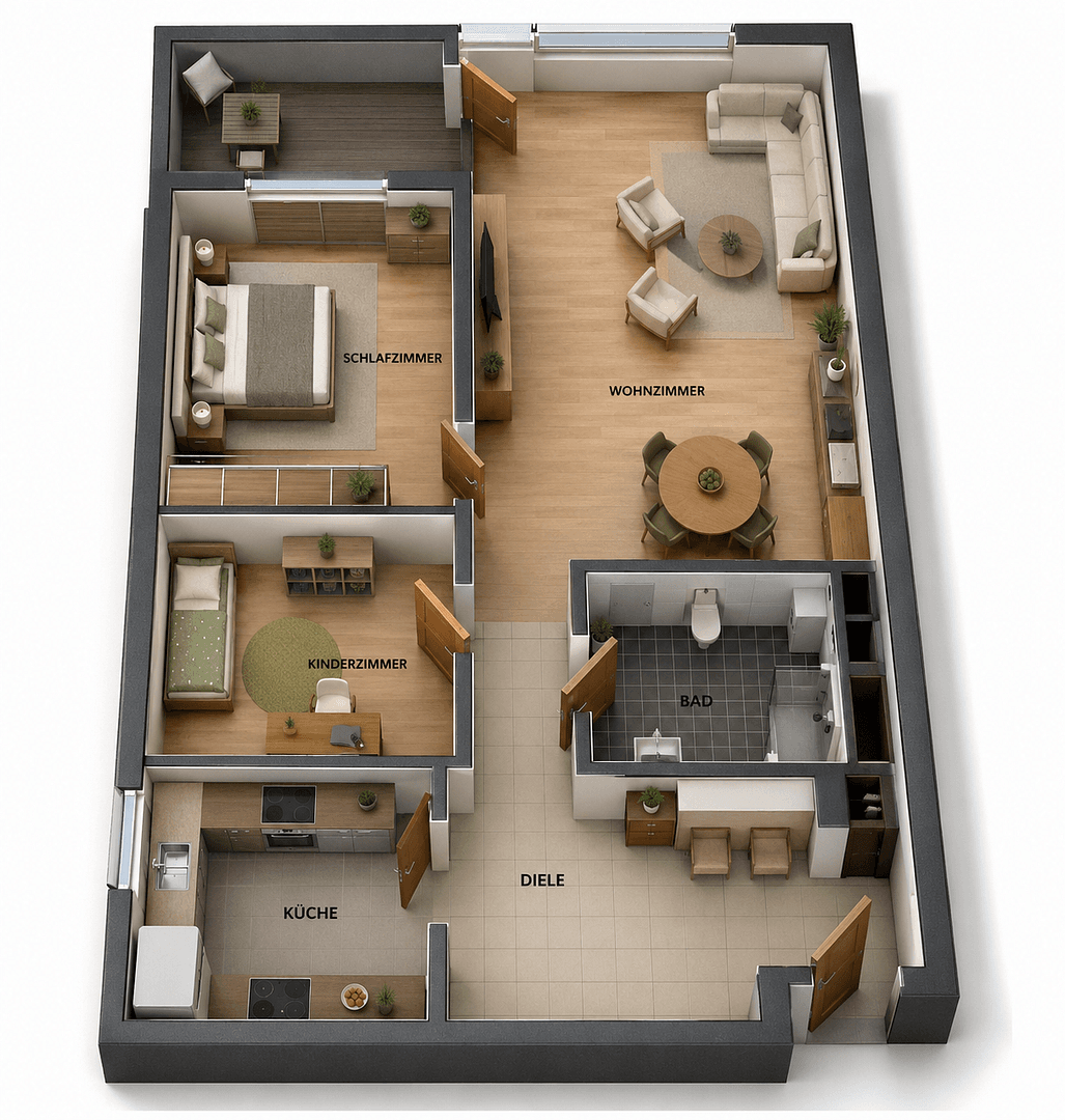 Prodej bytu 3+1 76 m², Niederhöchstädter Straße.12, Steinbach (Taunus), Hessen Prodej bytu 3+1 76 m², Niederhöchstädter Straße.12, Steinbach (Taunus), Hessen