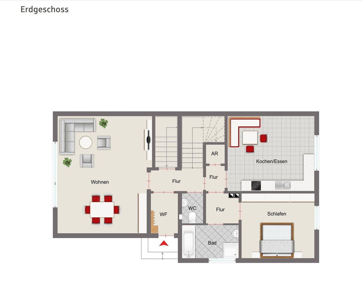 Prodej domu 143 m², pozemek 556 m², Bandelstr. 43, Herford, Severní Porýní-Vestfálsko Prodej domu 143 m², pozemek 556 m², Bandelstr. 43, Herford, Severní Porýní-Vestfálsko