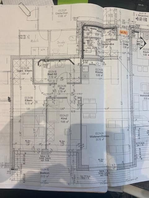 Pronájem bytu 3+1 100 m², Berliner Platz 7A, Würzburg, Bavorsko Pronájem bytu 3+1 100 m², Berliner Platz 7A, Würzburg, Bavorsko