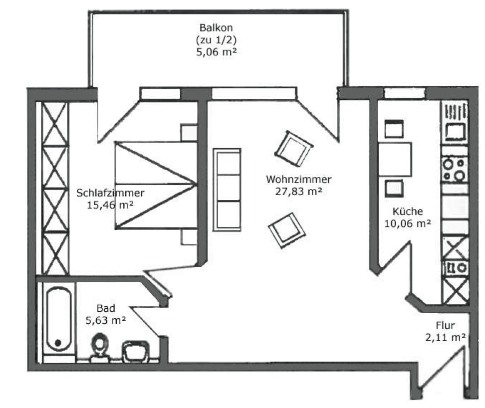 Pronájem bytu 2+1 67 m², Birkenwerderstr. 2, Hohen Neuendorf, Braniborsko Pronájem bytu 2+1 67 m², Birkenwerderstr. 2, Hohen Neuendorf, Braniborsko