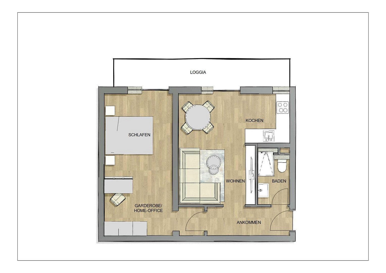 Prodej bytu 2+1 54 m², München, Bavorsko Prodej bytu 2+1 54 m², München, Bavorsko