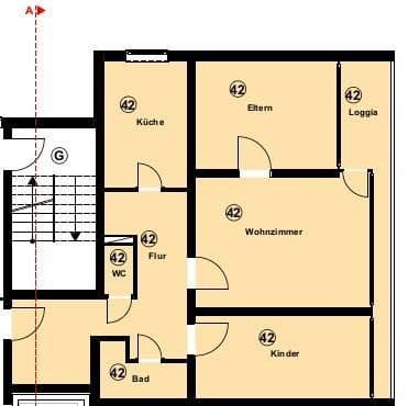 Pronájem bytu 3+1 85 m², Siemensstraße 39, Bamberg, Bavorsko Pronájem bytu 3+1 85 m², Siemensstraße 39, Bamberg, Bavorsko