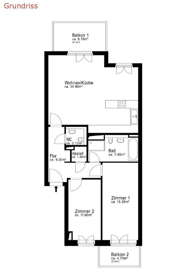 Prodej bytu 3+1 92 m², Jürgen-Töpfer-Strasse 45, Hamburg, Hamburg Prodej bytu 3+1 92 m², Jürgen-Töpfer-Strasse 45, Hamburg, Hamburg