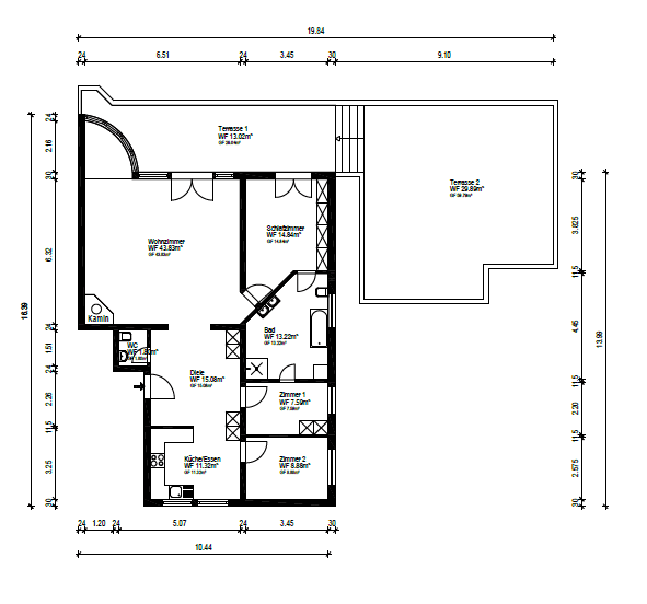 Prodej bytu 4+1 159 m², Bensheimerstraße 1-3, Lorsch, Hessen Prodej bytu 4+1 159 m², Bensheimerstraße 1-3, Lorsch, Hessen