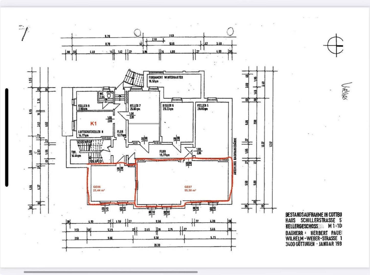 Pronájem kanceláře 69 m², Schillerstraße 55, Cottbus, Braniborsko Pronájem kanceláře 69 m², Schillerstraße 55, Cottbus, Braniborsko