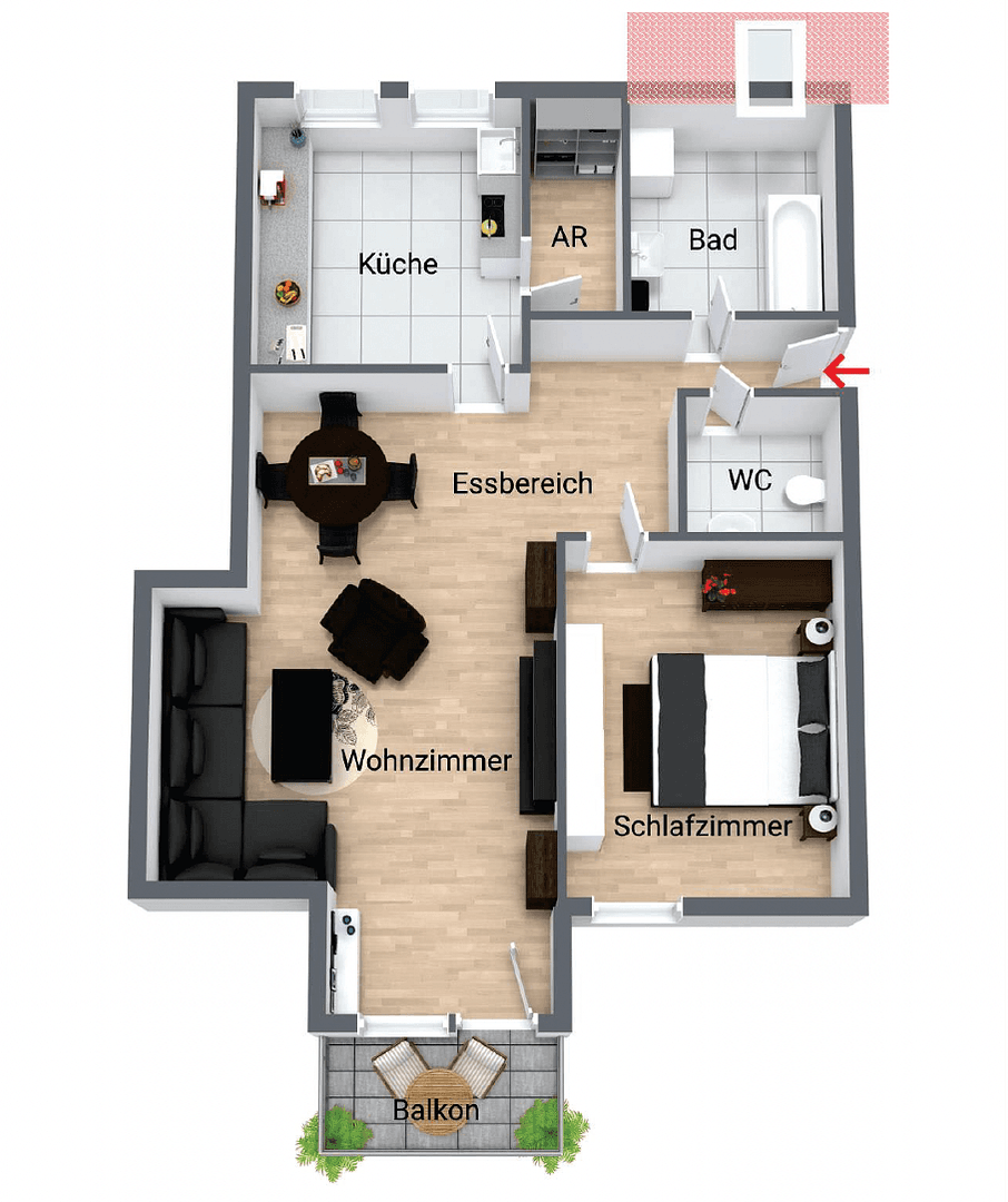 Pronájem bytu 2+1 62 m², Bahnhofstraße 9, Röthenbach an der Pegnitz, Bavorsko Pronájem bytu 2+1 62 m², Bahnhofstraße 9, Röthenbach an der Pegnitz, Bavorsko
