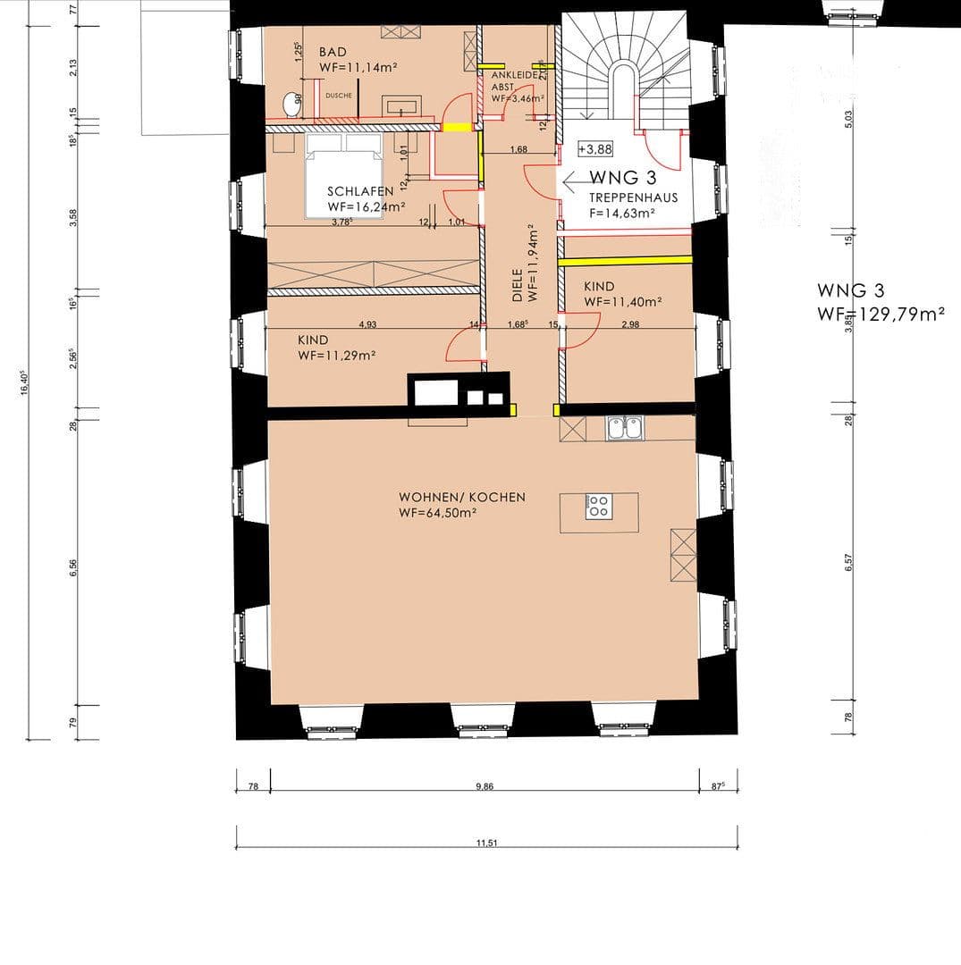 Pronájem bytu 4+1 130 m², Oberasbach, Bavorsko Pronájem bytu 4+1 130 m², Oberasbach, Bavorsko