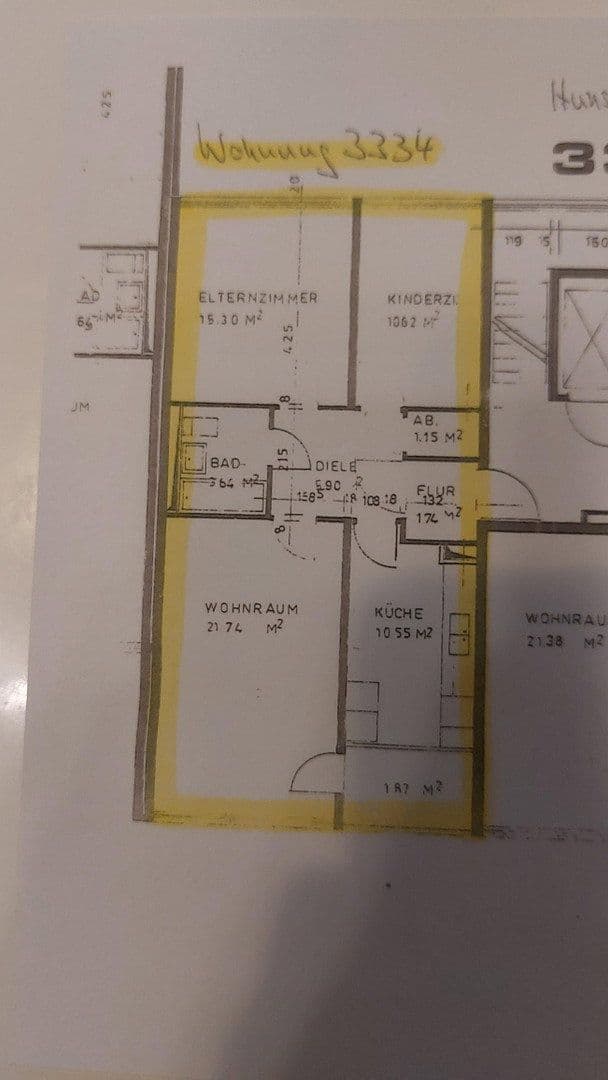 Pronájem bytu 3+1 73 m², Hunsrückstr. 1, Kerpen, Severní Porýní-Vestfálsko Pronájem bytu 3+1 73 m², Hunsrückstr. 1, Kerpen, Severní Porýní-Vestfálsko