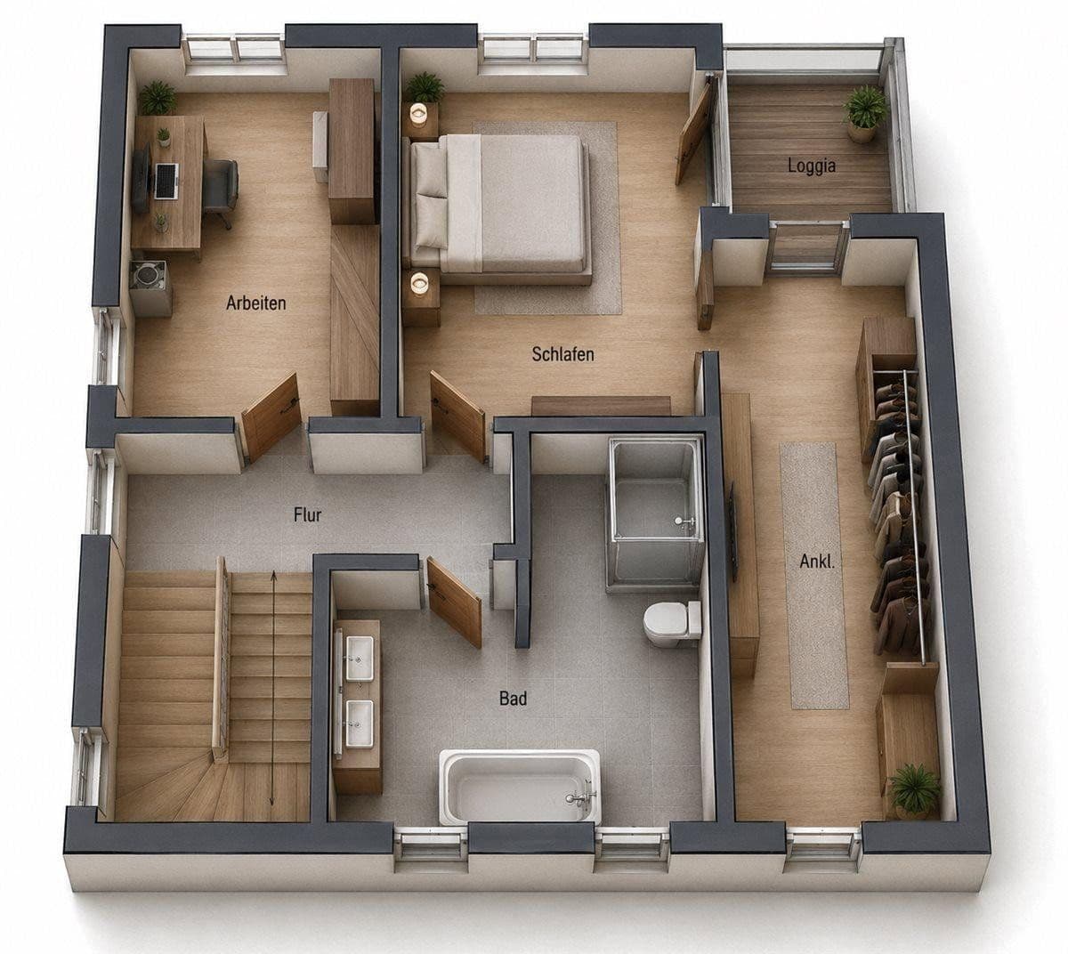 Prodej domu 136 m², pozemek 460 m², Wörth am Rhein, Porýní-Falc Prodej domu 136 m², pozemek 460 m², Wörth am Rhein, Porýní-Falc