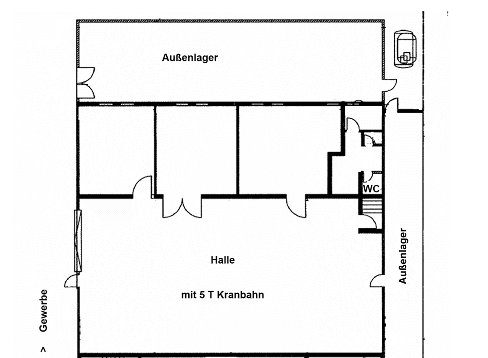 Pronájem nebytového prostoru 400 m², Finking 1, Hagen, Severní Porýní-Vestfálsko Pronájem nebytového prostoru 400 m², Finking 1, Hagen, Severní Porýní-Vestfálsko