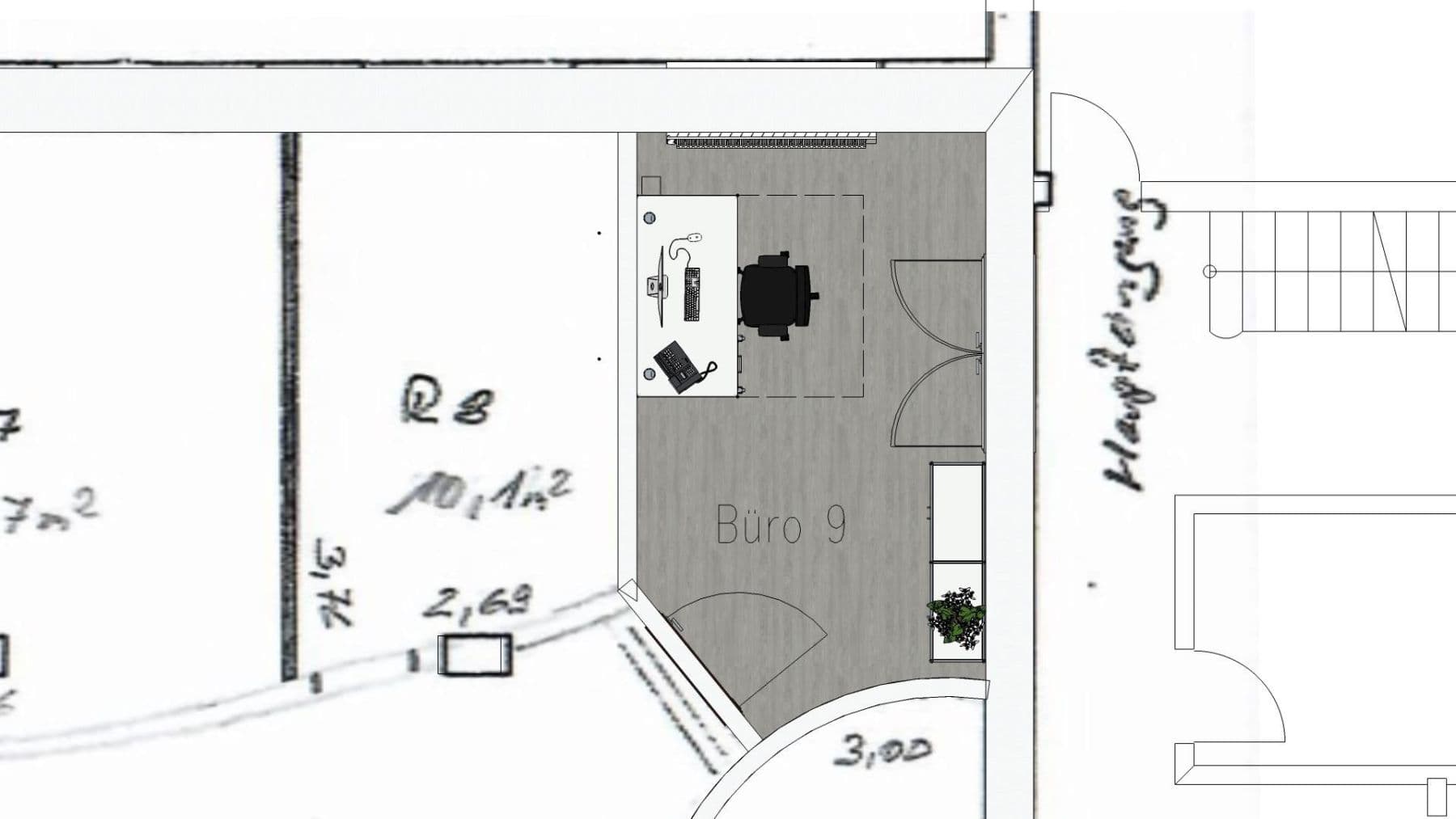Pronájem kanceláře 11 m², Giesensdorfer Str. 29, Berlin, Berlín Pronájem kanceláře 11 m², Giesensdorfer Str. 29, Berlin, Berlín