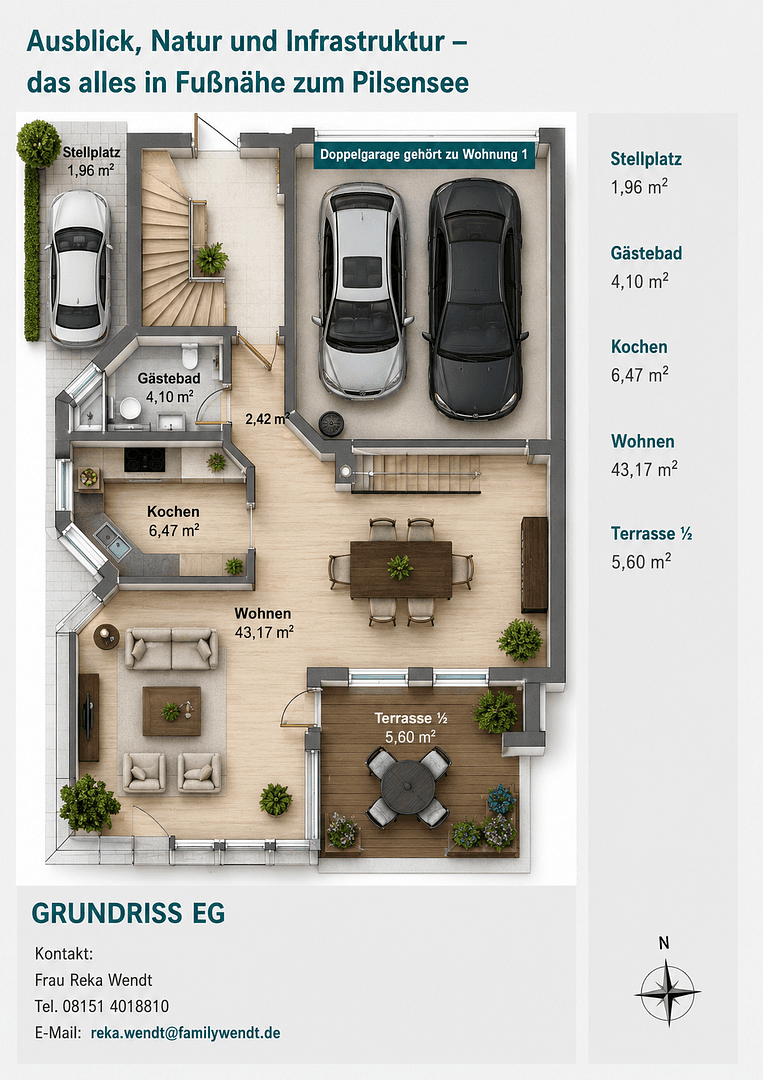 Prodej bytu 3+1 86 m², Seefeld, Bavorsko Prodej bytu 3+1 86 m², Seefeld, Bavorsko
