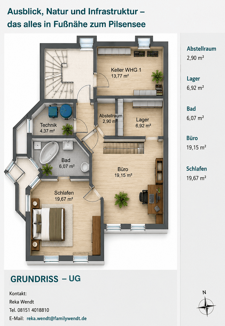 Prodej bytu 3+1 86 m², Seefeld, Bavorsko Prodej bytu 3+1 86 m², Seefeld, Bavorsko