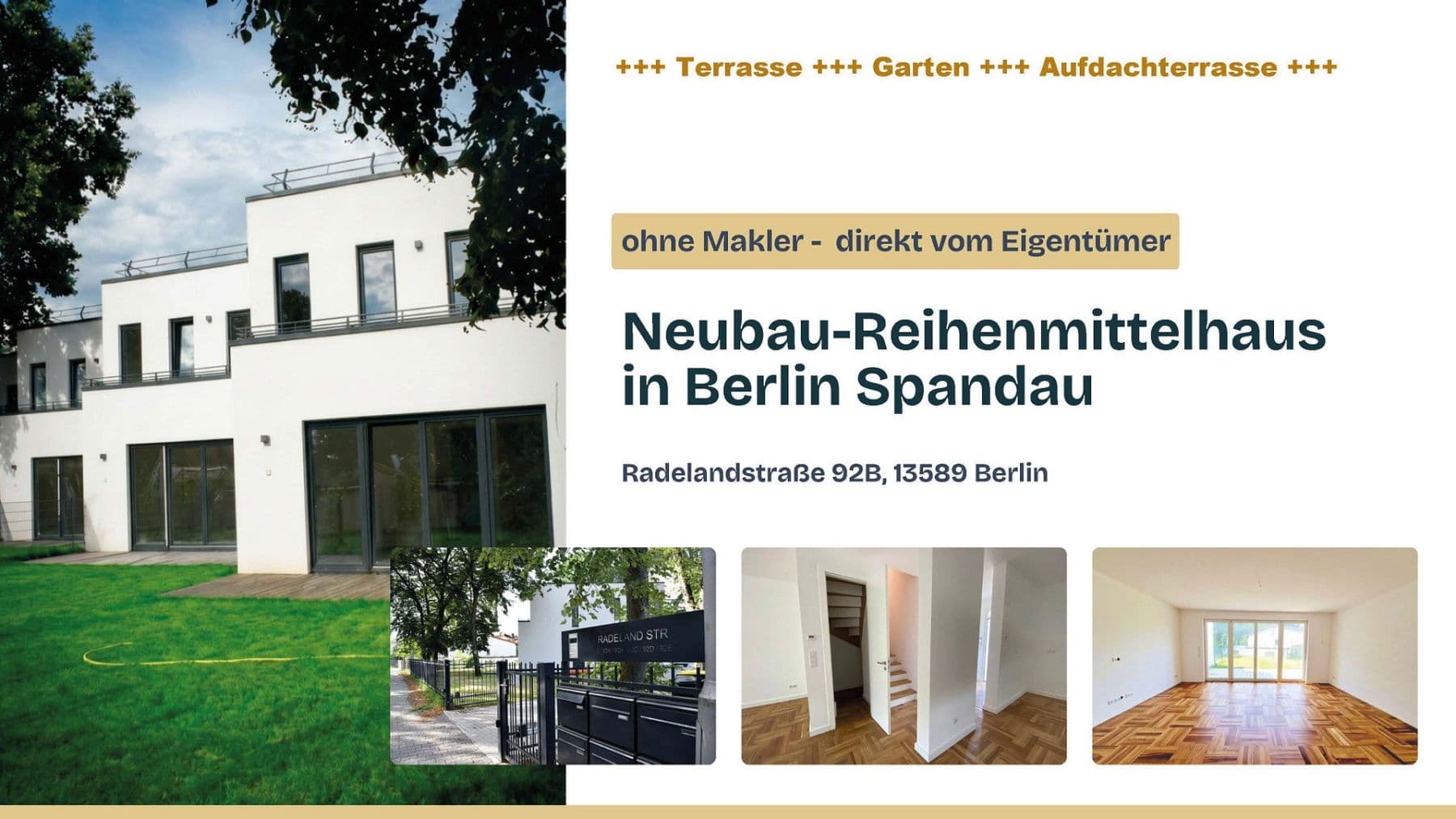 Prodej domu 137 m², pozemek 387 m², Radelandstr. 92 B, Berlin, Berlín Prodej domu 137 m², pozemek 387 m², Radelandstr. 92 B, Berlin, Berlín
